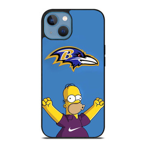 BALTIMORE RAVENS NIKE THE SIMPSONS iPhone 13 Case Cover