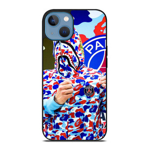 BAPE CAMO PARIS SAINT GERMAIN iPhone 13 Case Cover BAPE CAMO PARIS SAINT GERMAIN iPhone 13 Case Cover
