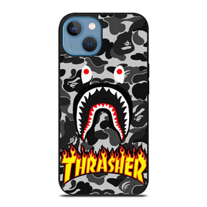 BAPE SHARK THRASHER iPhone 13 Case Cover BAPE SHARK THRASHER iPhone 13 Case Cover