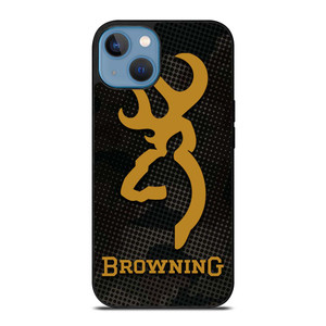 BROWNING ARMS CAMO CARBON iPhone 13 Case Cover