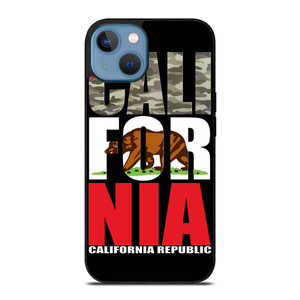 CALIFORNIA REPUBLIC CAMO SYMBOL iPhone 13 Case Cover CALIFORNIA REPUBLIC CAMO SYMBOL iPhone 13 Case Cover
