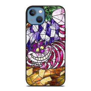 CHESHIRE CAT STAINED GLASS iPhone 13 Case Cover CHESHIRE CAT STAINED GLASS iPhone 13 Case Cover