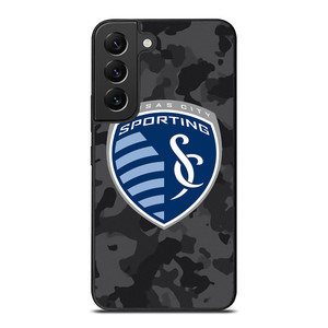 SPORTING KANSAS CITY MLS BLACK CAMO Samsung Galaxy S22 Plus Case Cover