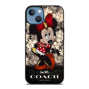 COACH FLOWER MINNIE MOUSE iPhone 13 Case Cover