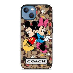 COACH MICKEY MINNIE MOUSE LOVE iPhone 13 Case Cover