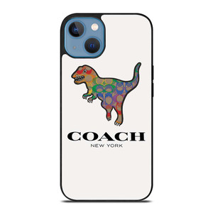 COACH NEW YORK DINOSAUR iPhone 13 Case Cover COACH NEW YORK DINOSAUR iPhone 13 Case Cover