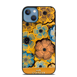 COACH NEW YORK ROSE TEA iPhone 13 Case Cover COACH NEW YORK ROSE TEA iPhone 13 Case Cover