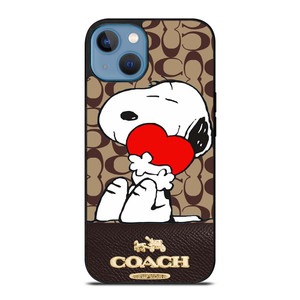COACH NEW YORK SNOOPY iPhone 13 Case Cover COACH NEW YORK SNOOPY iPhone 13 Case Cover