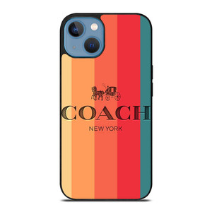 COACH NEW YORK STRIPES 2 iPhone 13 Case Cover COACH NEW YORK STRIPES 2 iPhone 13 Case Cover