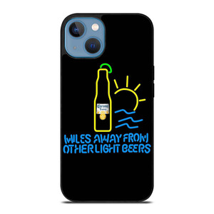 CORONA LIGHT BEER MILES AWAY iPhone 13 Case Cover CORONA LIGHT BEER MILES AWAY iPhone 13 Case Cover