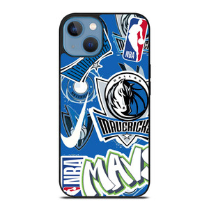 DALLAS MAVERICKS NBA STICKER BOMB iPhone 13 Case Cover