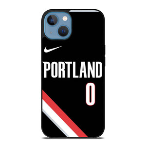 DAMIAN LILLARD PORTLAND TRAIL BLAZERS BLACK iPhone 13 Case Cover