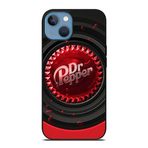DR PEPPER SODA RED BLACK iPhone 13 Case Cover DR PEPPER SODA RED BLACK iPhone 13 Case Cover