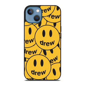 DREW SMILEY FACE PATTERN iPhone 13 Case Cover