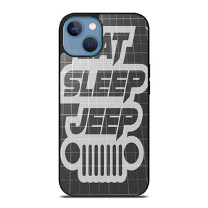 EAT SLEEP JEEP LOGO iPhone 13 Case Cover