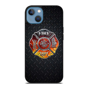FIREFIGHTER FIREMAN METAL LOGO iPhone 13 Case Cover FIREFIGHTER FIREMAN METAL LOGO iPhone 13 Case Cover
