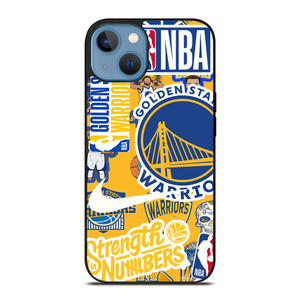 GOLDEN STATE WARRIORS NBA STICKER BOMB iPhone 13 Case Cover