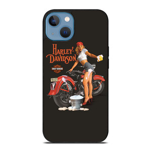 HARLEY DAVIDSON SEXY GIRL iPhone 13 Case Cover