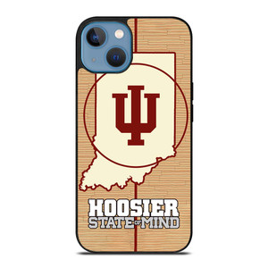 HOOSIER STATE OF MIND INDIANA WOODEN LOGO iPhone 13 Case Cover