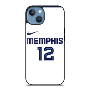 JA MORANT MEMPHIS GRIZZLIES WHITE iPhone 13 Case Cover