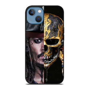 JACK SPARROW PIRATES OF THE CARIBBEAN SKULL iPhone 13 Case Cover