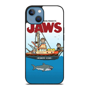 JAWS LOGO 8 BIT iPhone 13 Case Cover