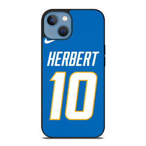 JUSTIN HERBERT LOS ANGELES CHARGERS NFL iPhone 13 Case Cover JUSTIN HERBERT LOS ANGELES CHARGERS NFL iPhone 13 Case Cover