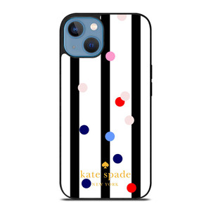 KATE SPADE STRIPE POLKADOTS iPhone 13 Case Cover