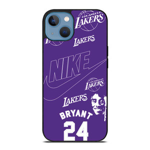 KOBER BRYANT LAKERS NIKE PURPLE iPhone 13 Case Cover
