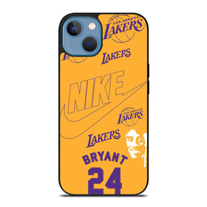 KOBER BRYANT LAKERS NIKE YELLOW iPhone 13 Case Cover KOBER BRYANT LAKERS NIKE YELLOW iPhone 13 Case Cover