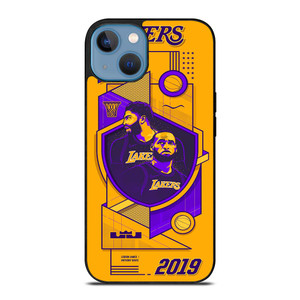 LA LAKERS LEBRON JAMES & ANTHONY DAVIS iPhone 13 Case Cover LA LAKERS LEBRON JAMES & ANTHONY DAVIS iPhone 13 Case Cover