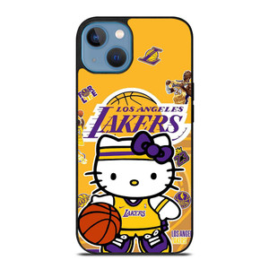 LAKERS HELLO KITTY iPhone 13 Case Cover