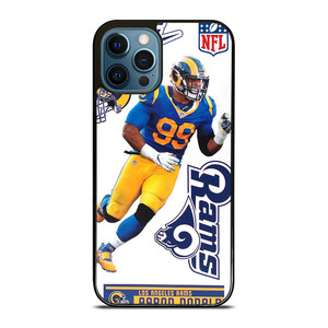 AARON DONALD LOS ANGELES RAMS NFL iPhone 12 Pro Max Case Cover