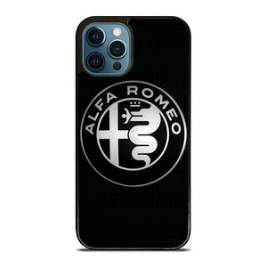 ALFA ROMEO METAL BLACK iPhone 12 Pro Max Case Cover ALFA ROMEO METAL BLACK iPhone 12 Pro Max Case Cover