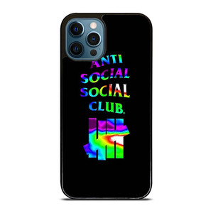 ANTI SOCIAL CLUB UNDEFEATED RAINBOW iPhone 12 Pro Max Case Cover