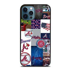 ATLANTA BRAVES COLLAGE WALL iPhone 12 Pro Max Case Cover ATLANTA BRAVES COLLAGE WALL iPhone 12 Pro Max Case Cover