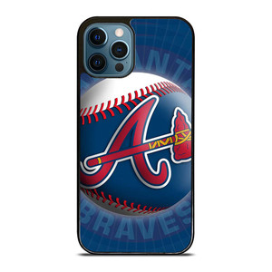 ATLANTA BRAVES MLB BALL iPhone 12 Pro Max Case Cover ATLANTA BRAVES MLB BALL iPhone 12 Pro Max Case Cover