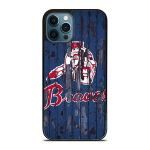 ATLANTA BRAVES RUSTY WOOD iPhone 12 Pro Max Case Cover