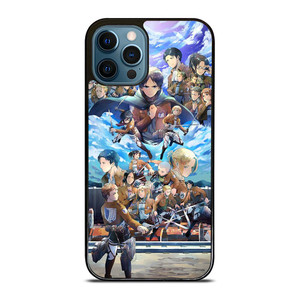 ATTACK ON TITAN ANIME CHARACTER iPhone 12 Pro Max Case Cover