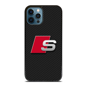 AUDI S CARBON LOGO iPhone 12 Pro Max Case Cover AUDI S CARBON LOGO iPhone 12 Pro Max Case Cover