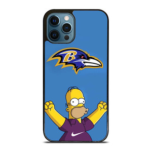 BALTIMORE RAVENS NIKE THE SIMPSONS iPhone 12 Pro Max Case Cover