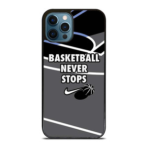 BASKETBALL NEVER STOPS NIKE LOGO iPhone 12 Pro Max Case Cover BASKETBALL NEVER STOPS NIKE LOGO iPhone 12 Pro Max Case Cover
