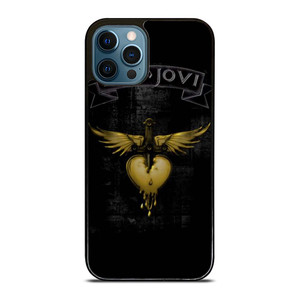 BON JOVI BAND GOLD LOGO iPhone 12 Pro Max Case Cover BON JOVI BAND GOLD LOGO iPhone 12 Pro Max Case Cover