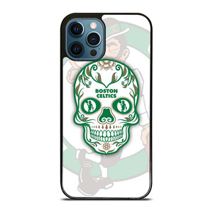 BOSTON CELTICS BASKET SKULL iPhone 12 Pro Max Case Cover