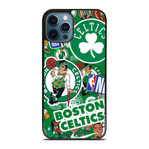 BOSTON CELTICS NBA STICKER BOMB iPhone 12 Pro Max Case Cover