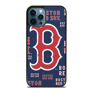 BOSTON RED SOX LOGO COLLAGE iPhone 12 Pro Max Case Cover