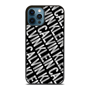 CALVIN KLEIN LOGO PATTERN iPhone 12 Pro Max Case Cover