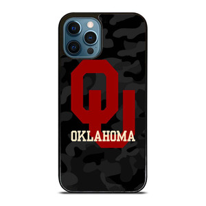 CAMO OKLAHOMA SOONERS LOGO iPhone 12 Pro Max Case Cover