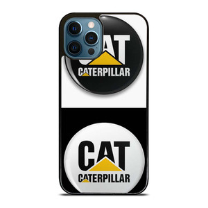 CAT CATERPILLAR WHITE BLACK iPhone 12 Pro Max Case Cover CAT CATERPILLAR WHITE BLACK iPhone 12 Pro Max Case Cover