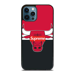CHICAGO BULLS SUPREME LOGO iPhone 12 Pro Max Case Cover CHICAGO BULLS SUPREME LOGO iPhone 12 Pro Max Case Cover